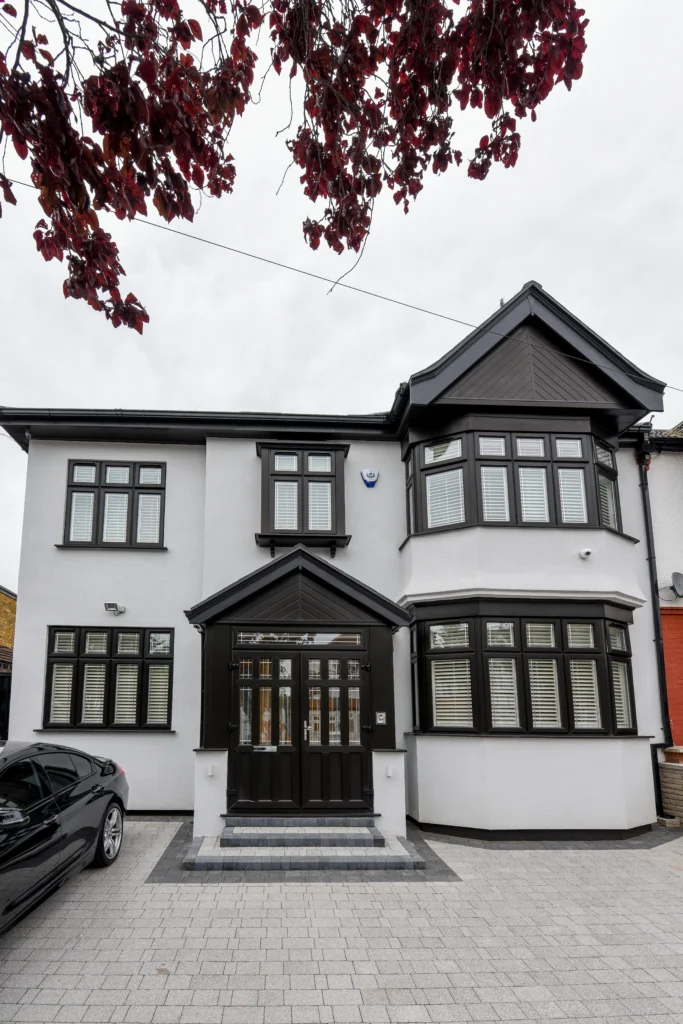 a detached house